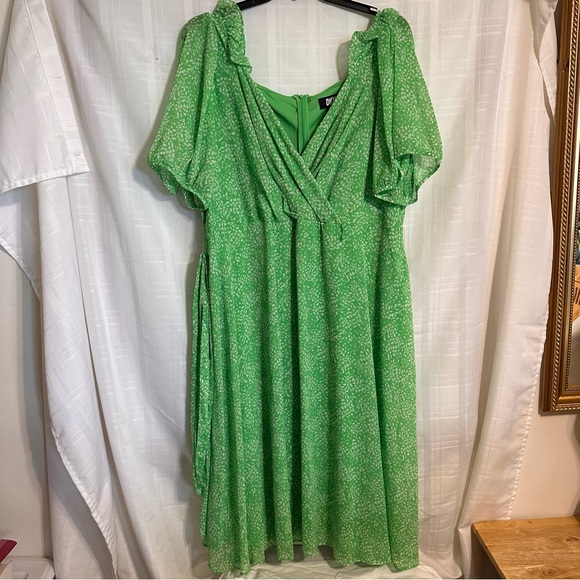 DKNY Plus Size Green Dress - Picture 7 of 8